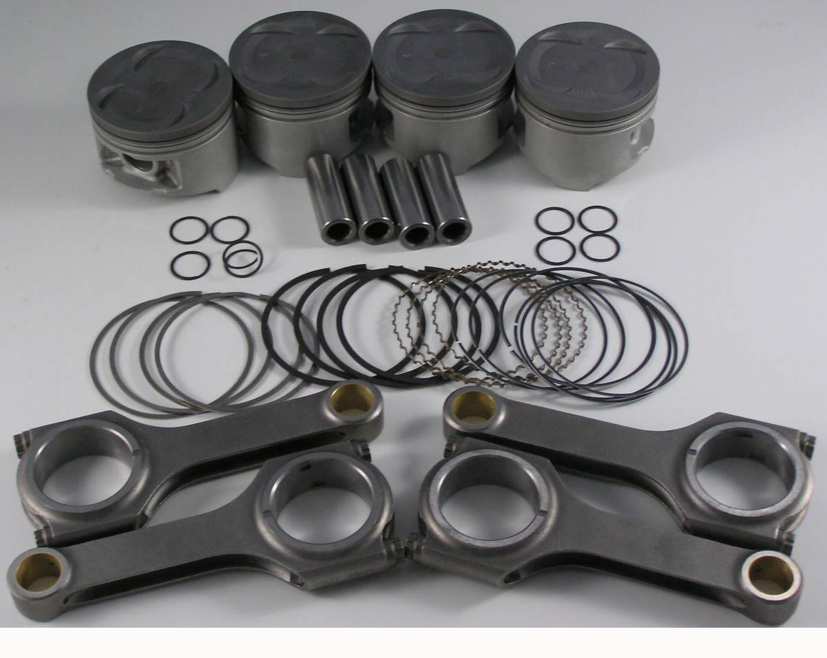 NIPPON RACING JDM TURBO HONDA B-SERIES PISTONS SCAT RODS B20Z CRV B20B  84.5mm