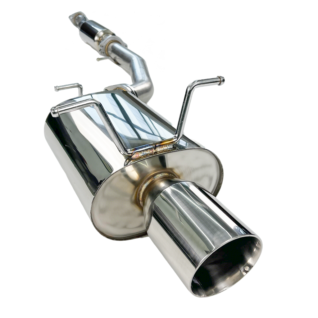 Catback Exhaust Kit for 87-92 Toyota Supra with Dual-Wall Angle Cut Tips