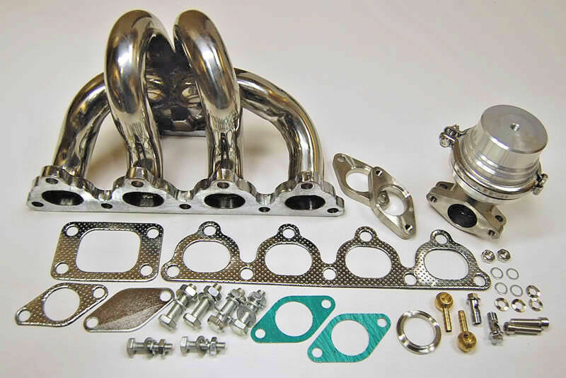 FOR Honda D16 D-Series T3 Stainless Manifold Wastegate for Turbo Kit Power JDM