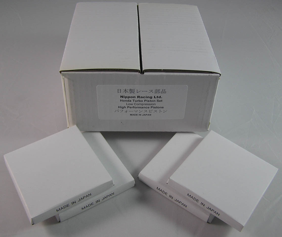 NIPPON RACING JDM TURBO HONDA B-SERIES PISTONS SCAT RODS B20Z CRV B20B  84.5mm