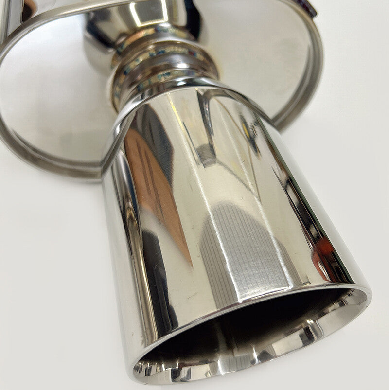 Catback Exhaust Kit for 87-92 Toyota Supra with Dual-Wall Angle Cut Tips