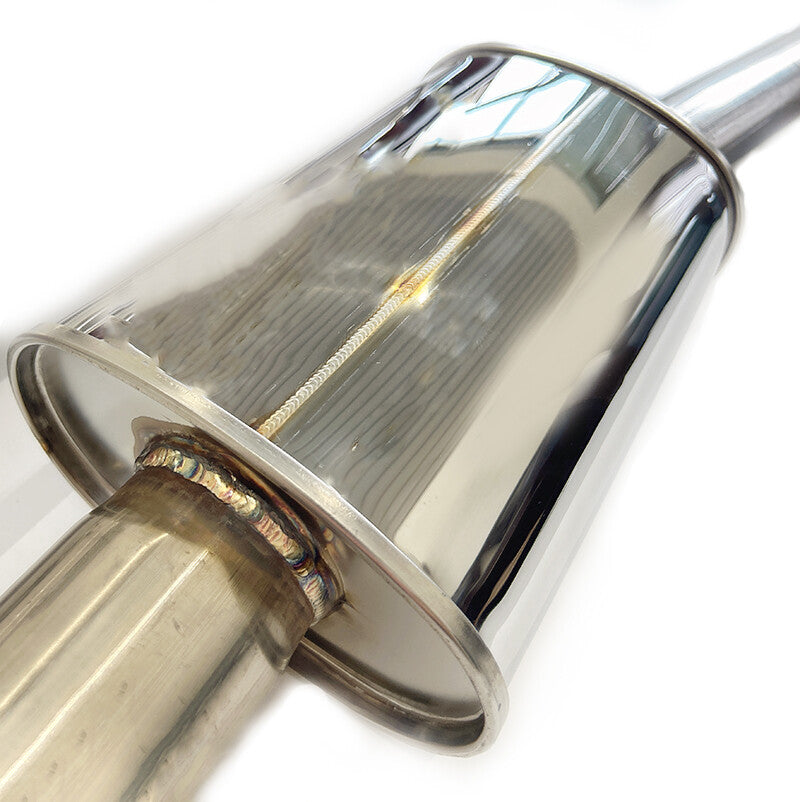 Catback Exhaust Kit for 87-92 Toyota Supra with Dual-Wall Angle Cut Tips