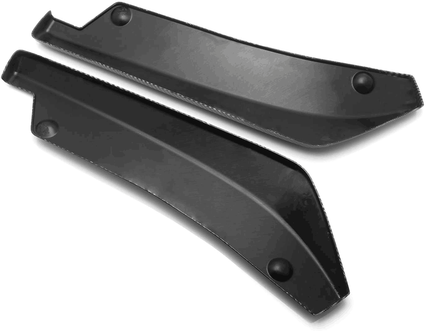 2x Carbon Fiber Pattern Rear Bumper Diffuser Splitter Spats for Toyota Supra GR