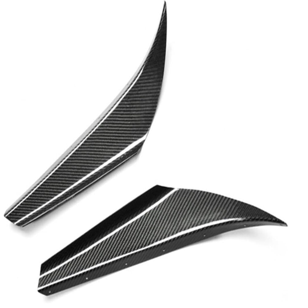 JDM Carbon Fibre Front Bumper Diffuser Canard Fins For Toyota GR Supra